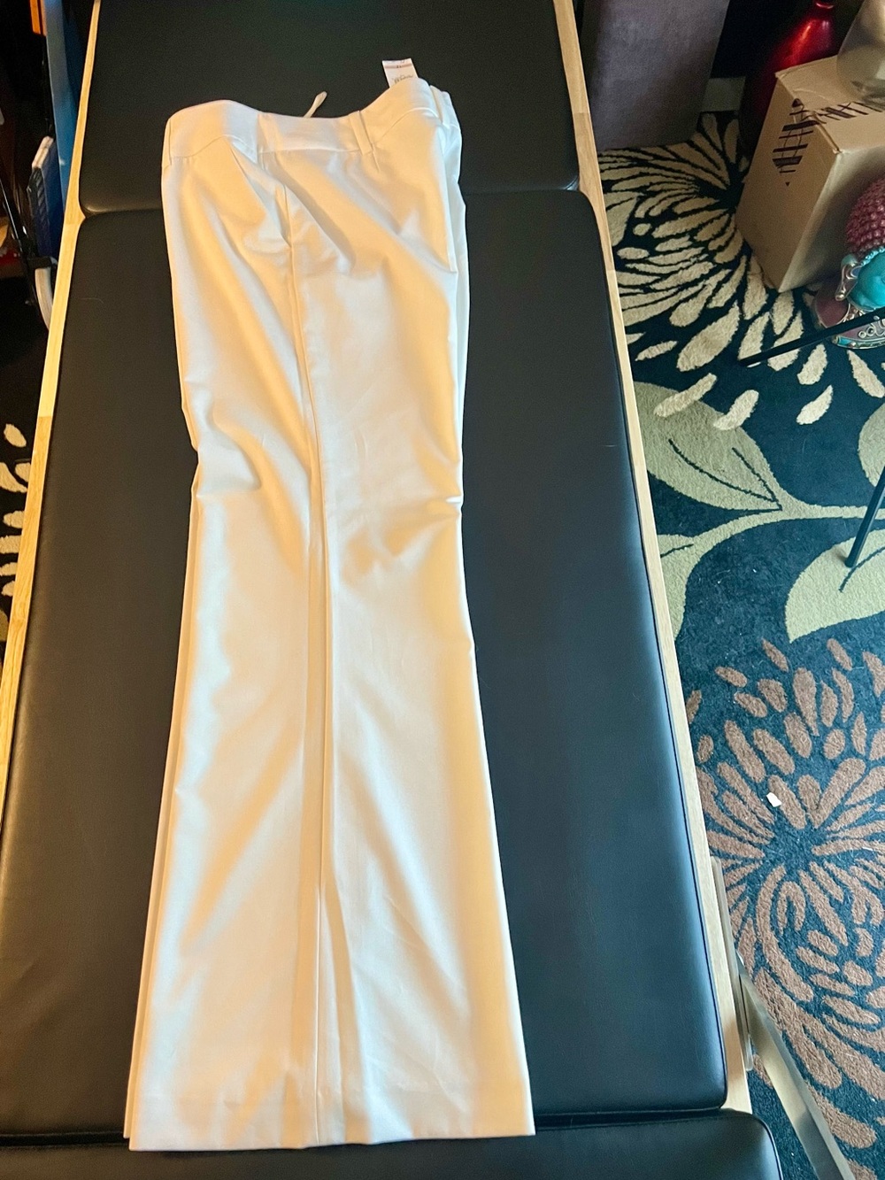 Jones New York White Flare Dress Pants
